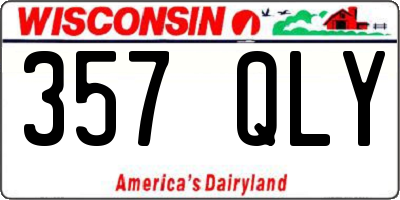 WI license plate 357QLY