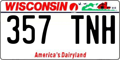 WI license plate 357TNH