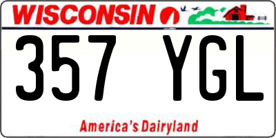 WI license plate 357YGL