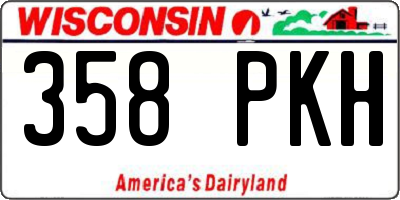 WI license plate 358PKH