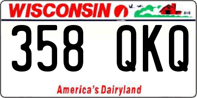 WI license plate 358QKQ