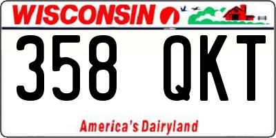 WI license plate 358QKT