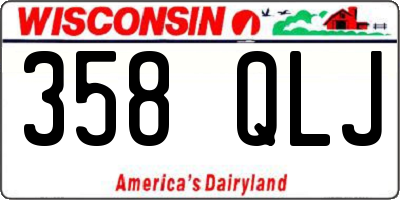 WI license plate 358QLJ