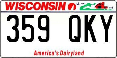 WI license plate 359QKY