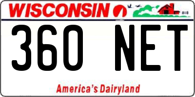 WI license plate 360NET