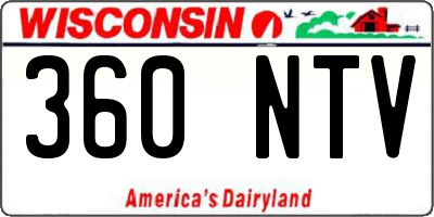 WI license plate 360NTV