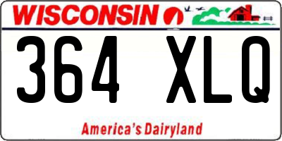 WI license plate 364XLQ