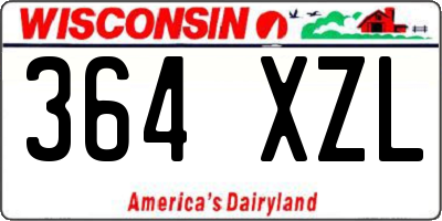 WI license plate 364XZL