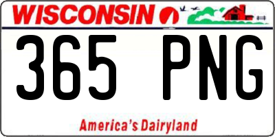 WI license plate 365PNG