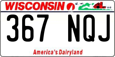 WI license plate 367NQJ
