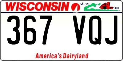 WI license plate 367VQJ