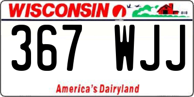 WI license plate 367WJJ