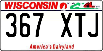 WI license plate 367XTJ