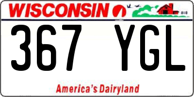 WI license plate 367YGL