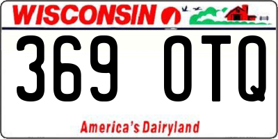 WI license plate 369OTQ