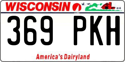 WI license plate 369PKH