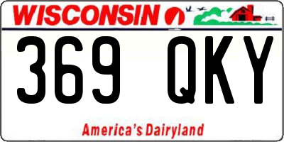 WI license plate 369QKY