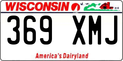 WI license plate 369XMJ