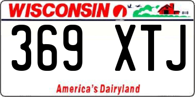 WI license plate 369XTJ