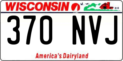 WI license plate 370NVJ