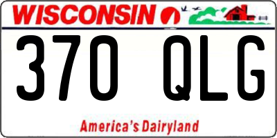 WI license plate 370QLG