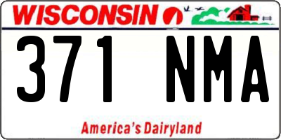 WI license plate 371NMA