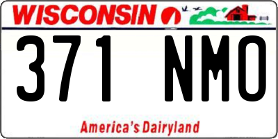 WI license plate 371NMO