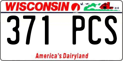 WI license plate 371PCS