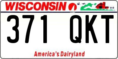 WI license plate 371QKT