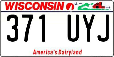 WI license plate 371UYJ