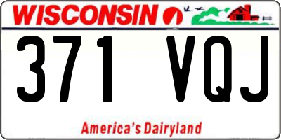 WI license plate 371VQJ