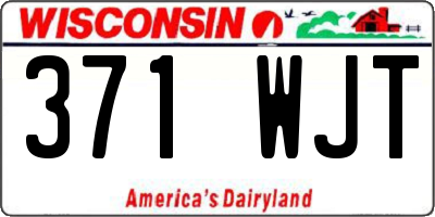 WI license plate 371WJT
