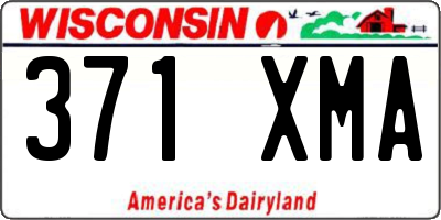 WI license plate 371XMA