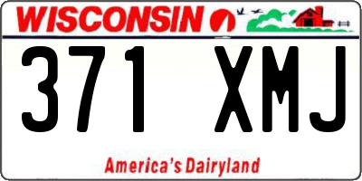 WI license plate 371XMJ
