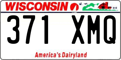 WI license plate 371XMQ