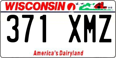 WI license plate 371XMZ