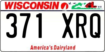 WI license plate 371XRQ