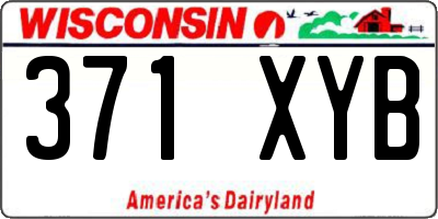 WI license plate 371XYB
