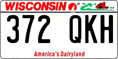 WI license plate 372QKH