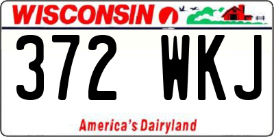 WI license plate 372WKJ