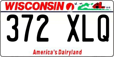 WI license plate 372XLQ
