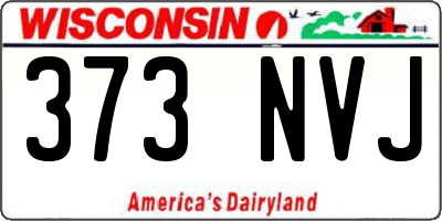 WI license plate 373NVJ