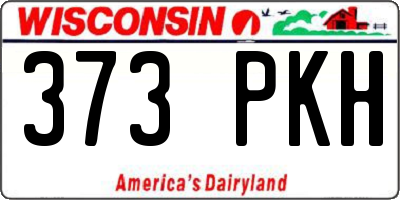 WI license plate 373PKH