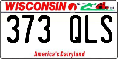 WI license plate 373QLS