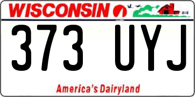 WI license plate 373UYJ