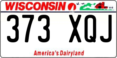 WI license plate 373XQJ