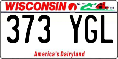 WI license plate 373YGL
