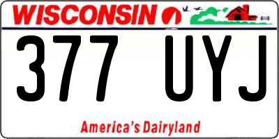 WI license plate 377UYJ