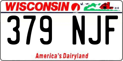 WI license plate 379NJF