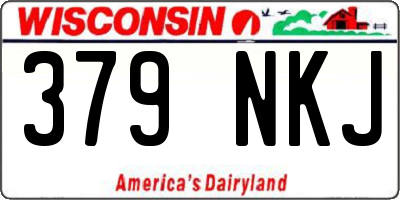 WI license plate 379NKJ